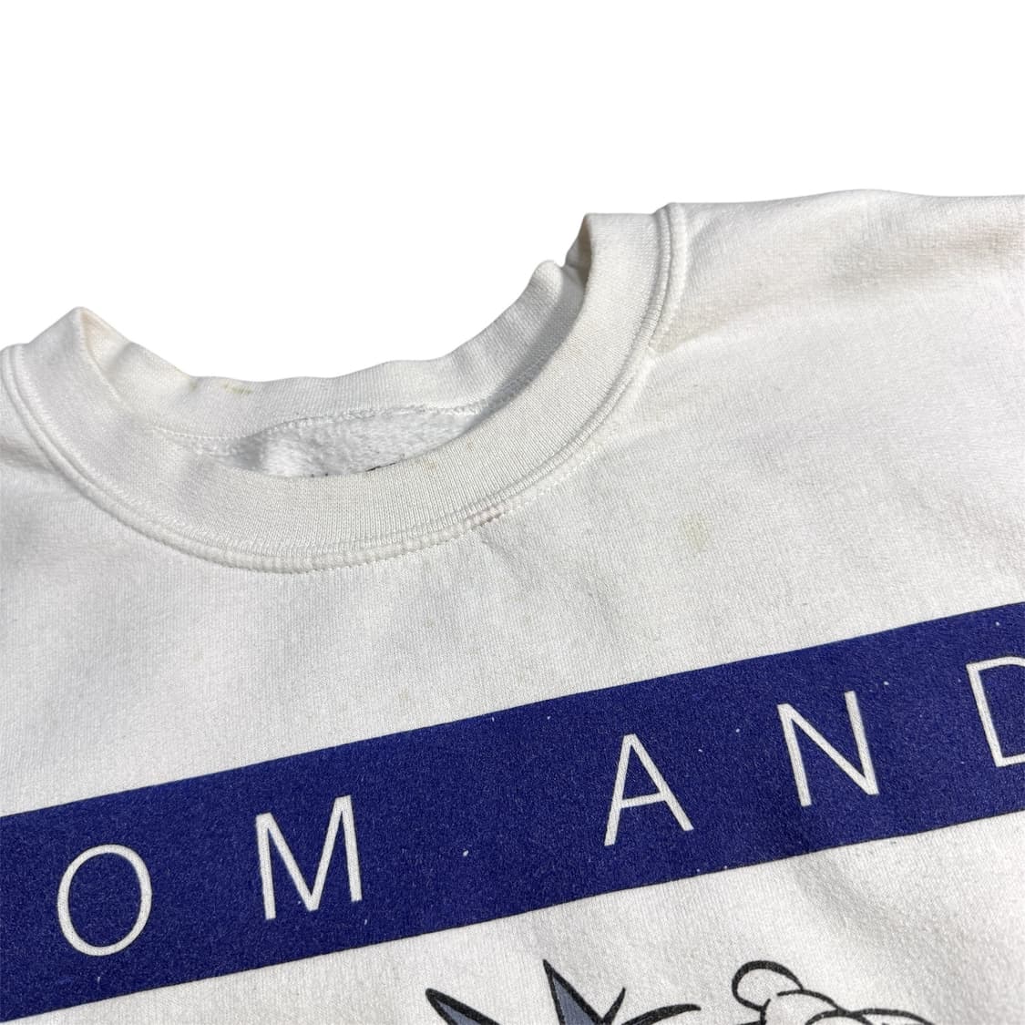 톰과제리 타미힐피거 패러디 스웻 맨투맨 화이트 상품이미지3