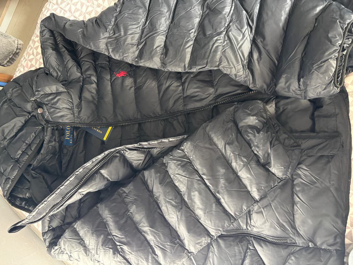 [급처] 폴로 랄프로렌 패커블 경량패딩 블랙m 상품이미지1