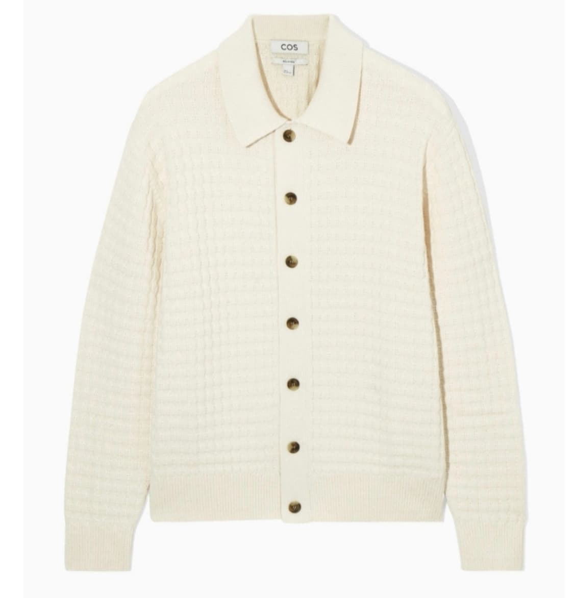 Cos 텍스쳐드 니트 가디건 남자L or m~L 상품이미지1