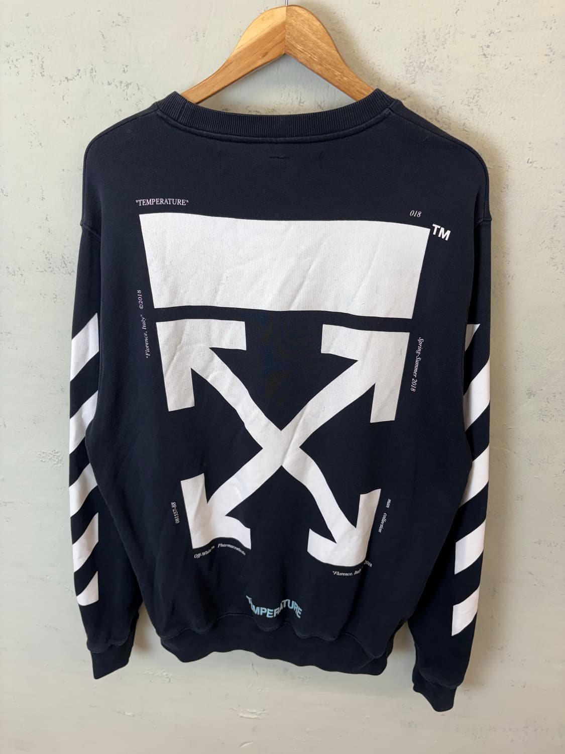 오프화이트 18SS 모나리자 프린팅 맨투맨 상품이미지5