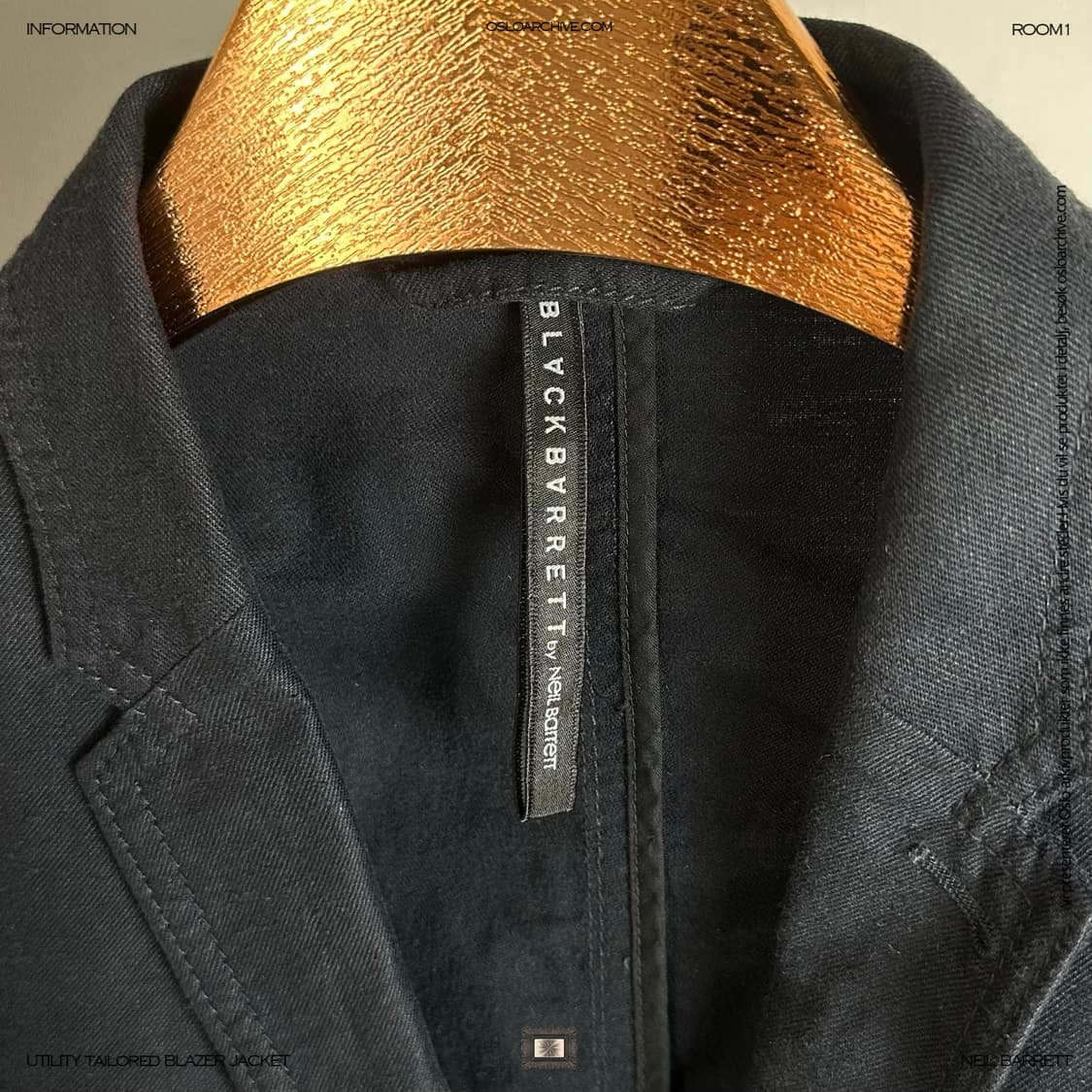 Neil Barrett Wool Blazer Jacket 상품이미지6