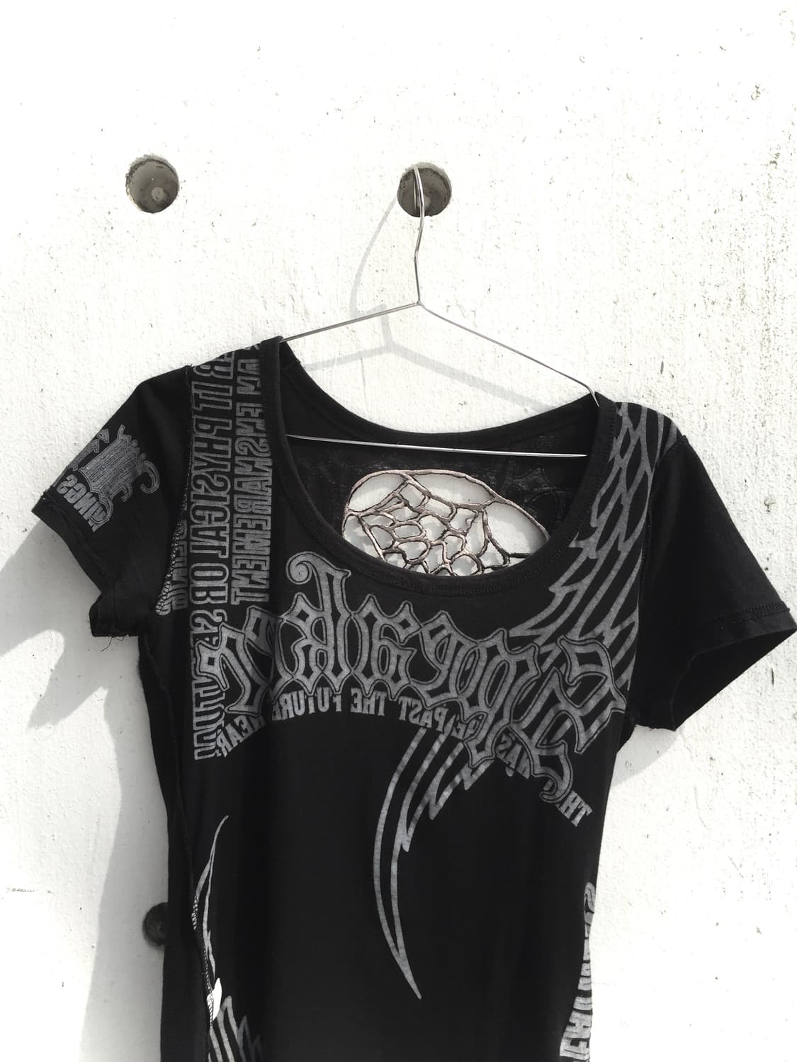 00’s Gothic Punk Wing Top 고딕 펑크 백리스 윙 탑 상품이미지4
