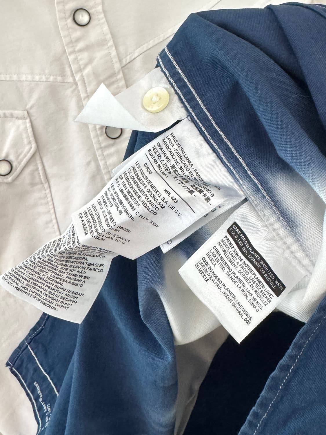 리바이스 웨스턴 셔츠 상품이미지5