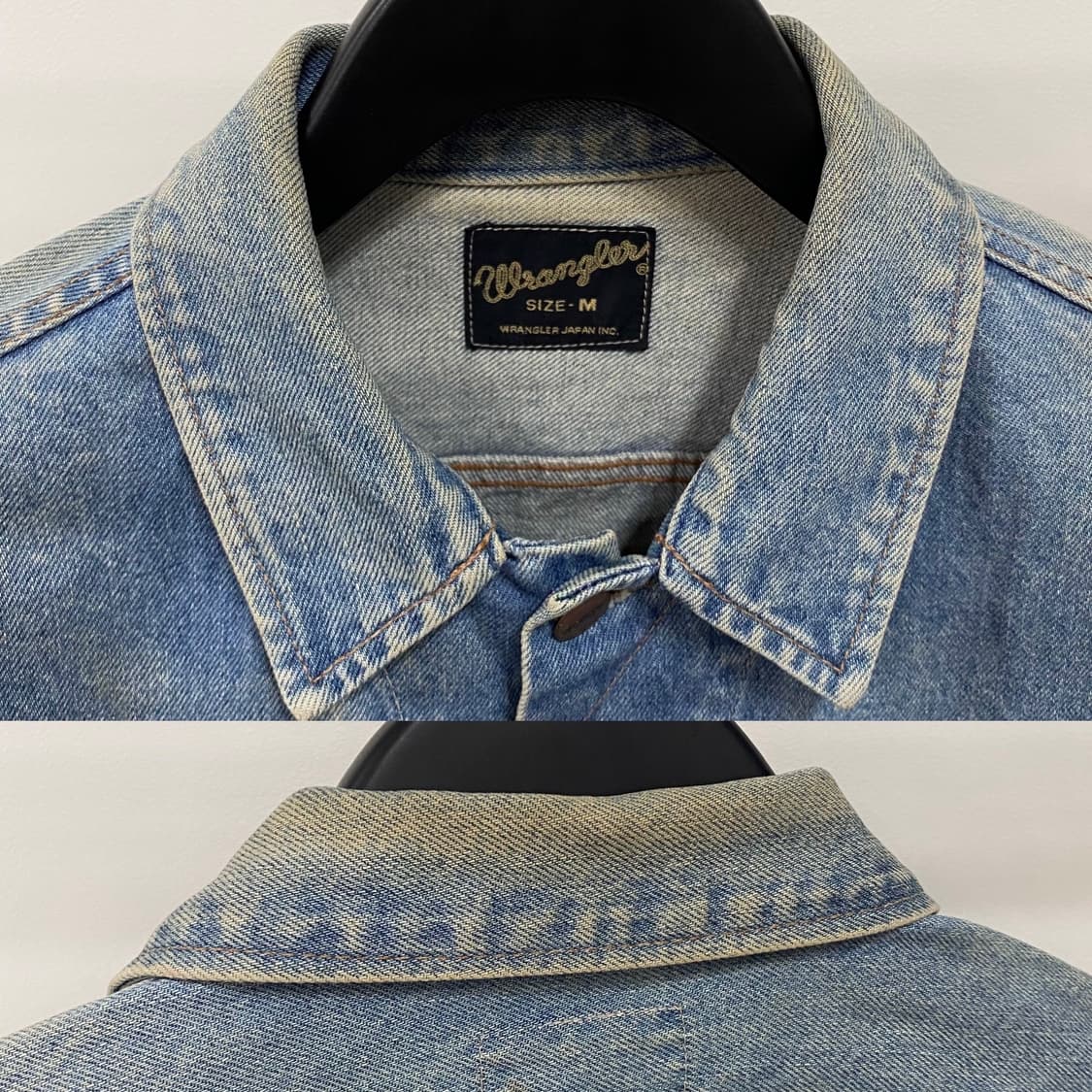 90s 랭글러 재팬 WEST BOUNTIFUL POLICE 데님 자켓 상품이미지8