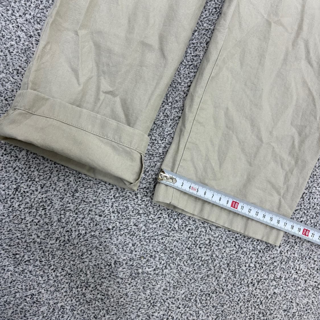 30 무신사스탠다드 코튼 린넨 밴딩 바지 0421J 상품이미지9