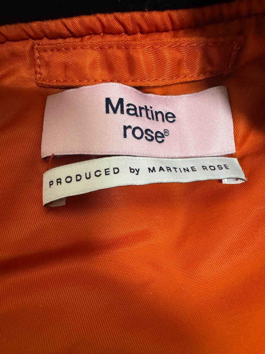 [S] 마틴로즈 2022FW 봄버자켓 네이비 상품이미지5