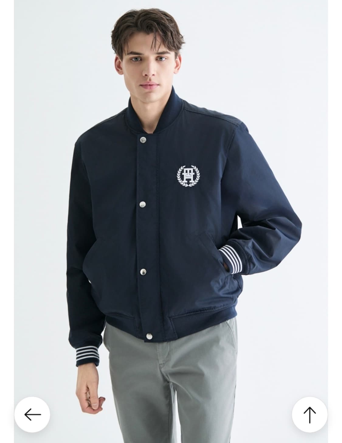 [새상품] 타미힐피거 리버시블 봄버 자켓 L 상품이미지3