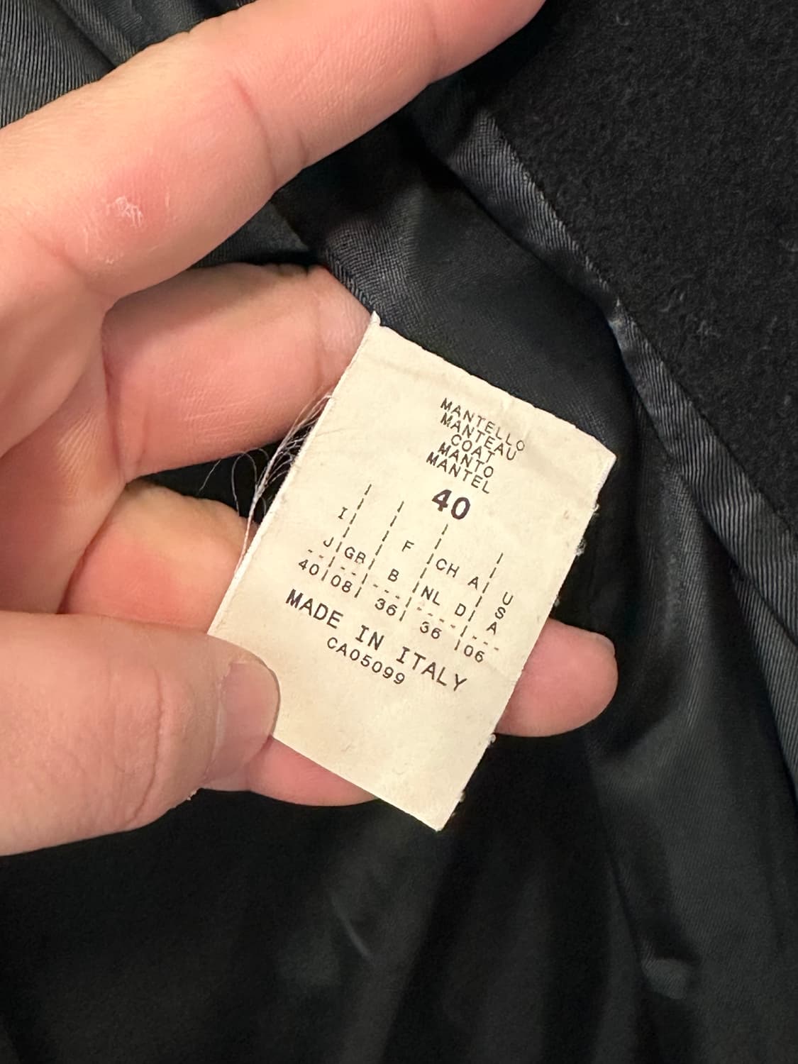 페니블랙 PENNYBLACK 블랙 더블 롱 코트 상품이미지4