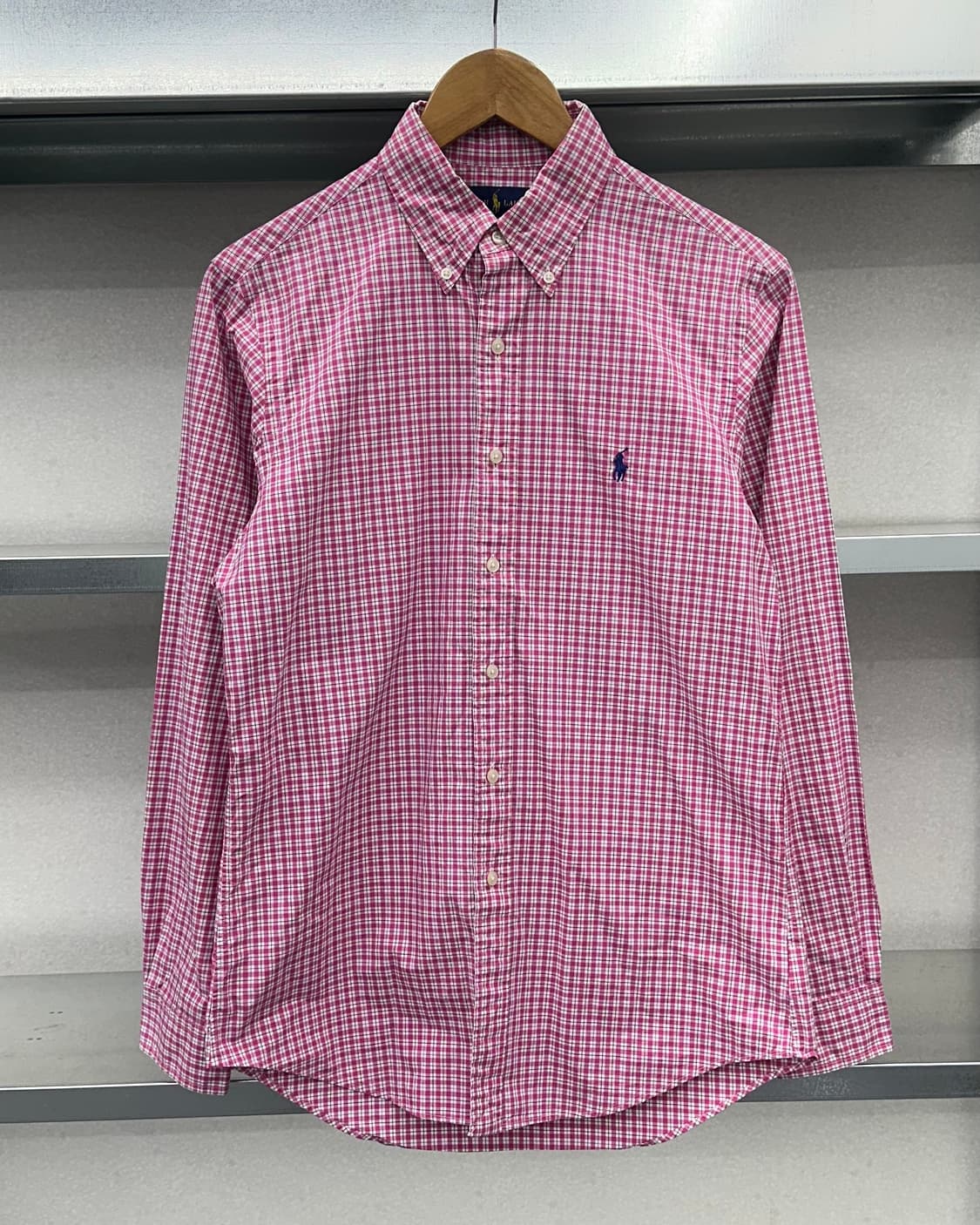 (S)랄프로렌 체크 셔츠-M1407 상품이미지2