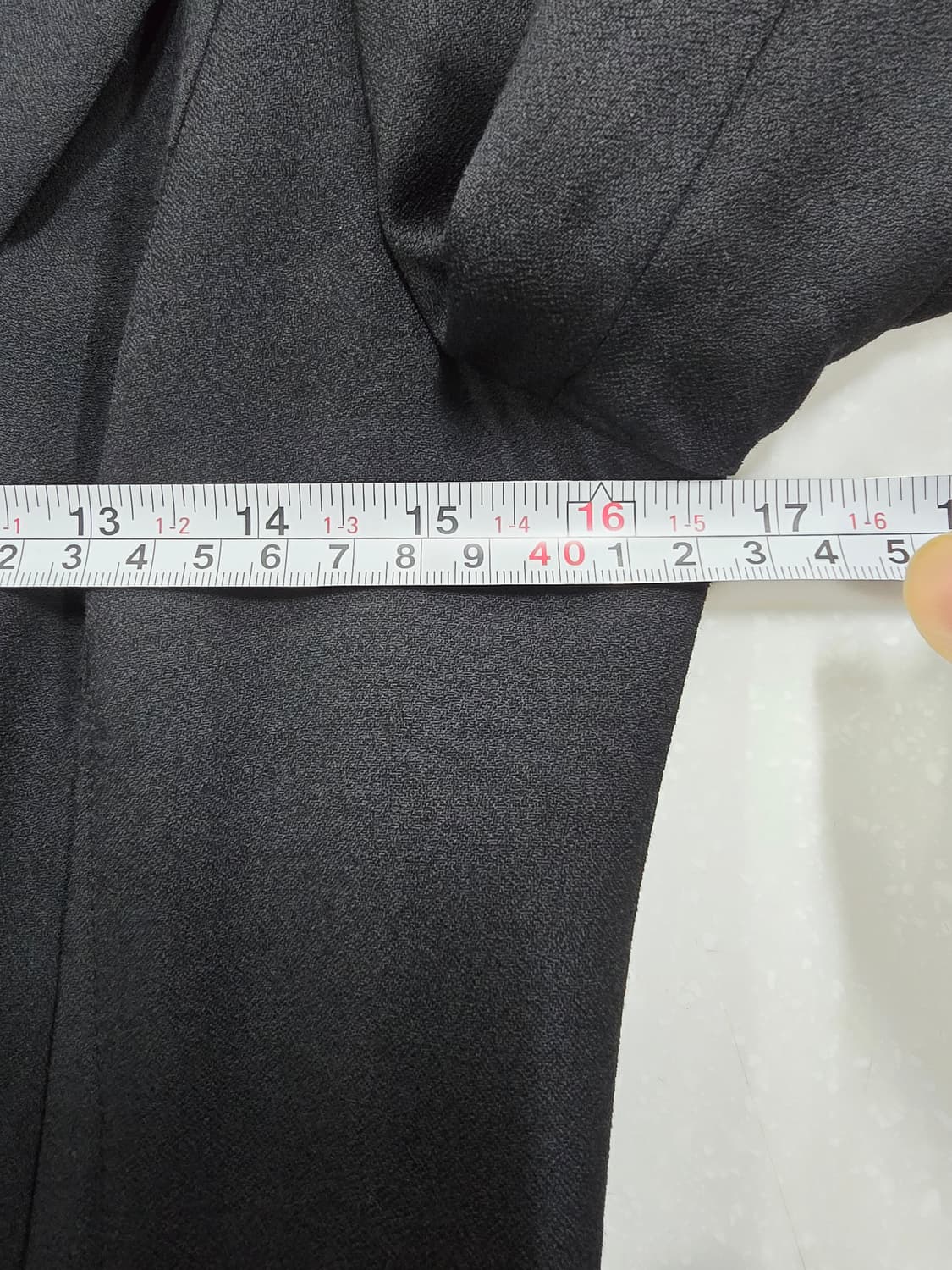 마인 블랙 이태리 노카라 자켓 여성 상품이미지8