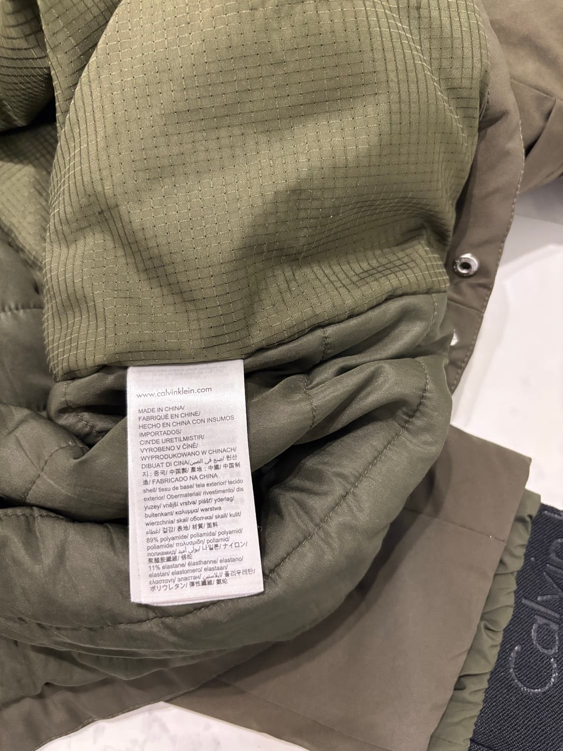 calvin klein 후드패딩점퍼m 상품이미지5