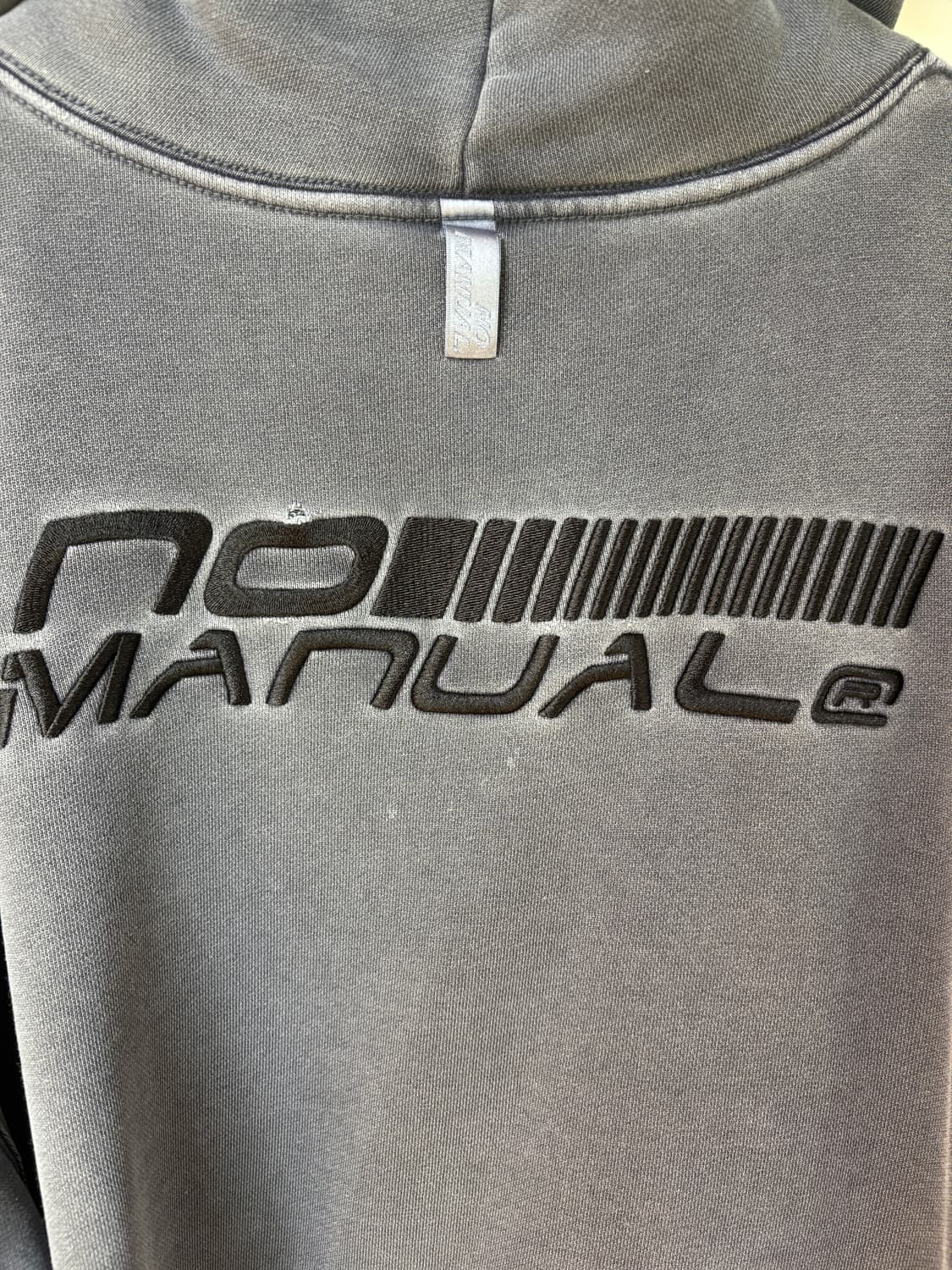 노매뉴얼 OVERDYED SPEED LOGO HOODIE 상품이미지4