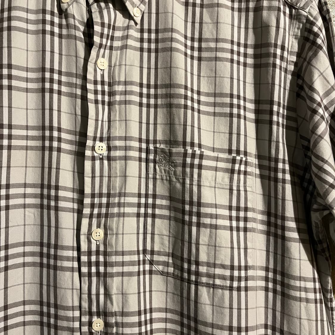 버버리 반팔 체크셔츠 상품이미지2