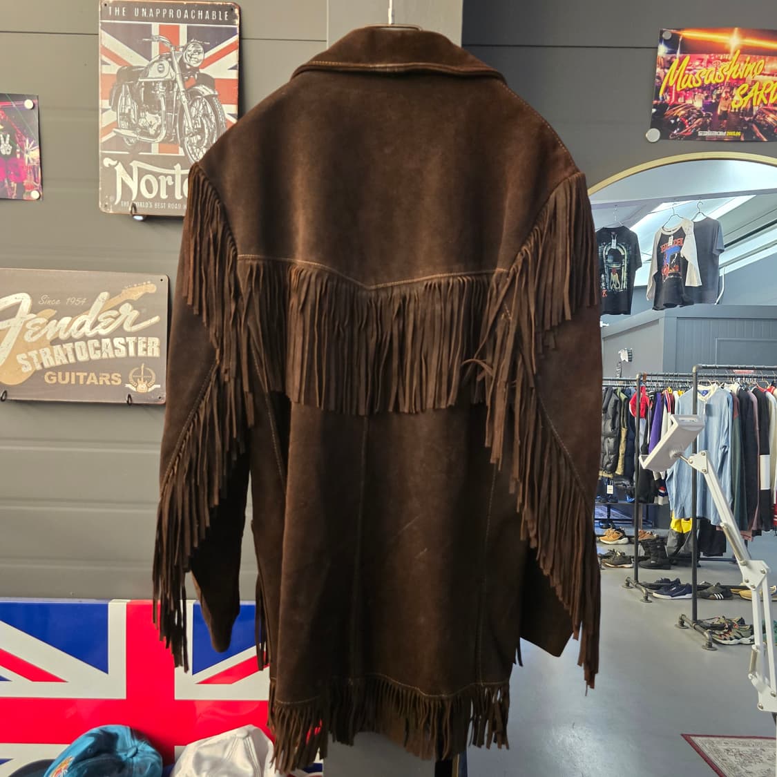 스웨이드 웨스턴 프린지 리얼 말가죽 카우보이 자켓  상품이미지2