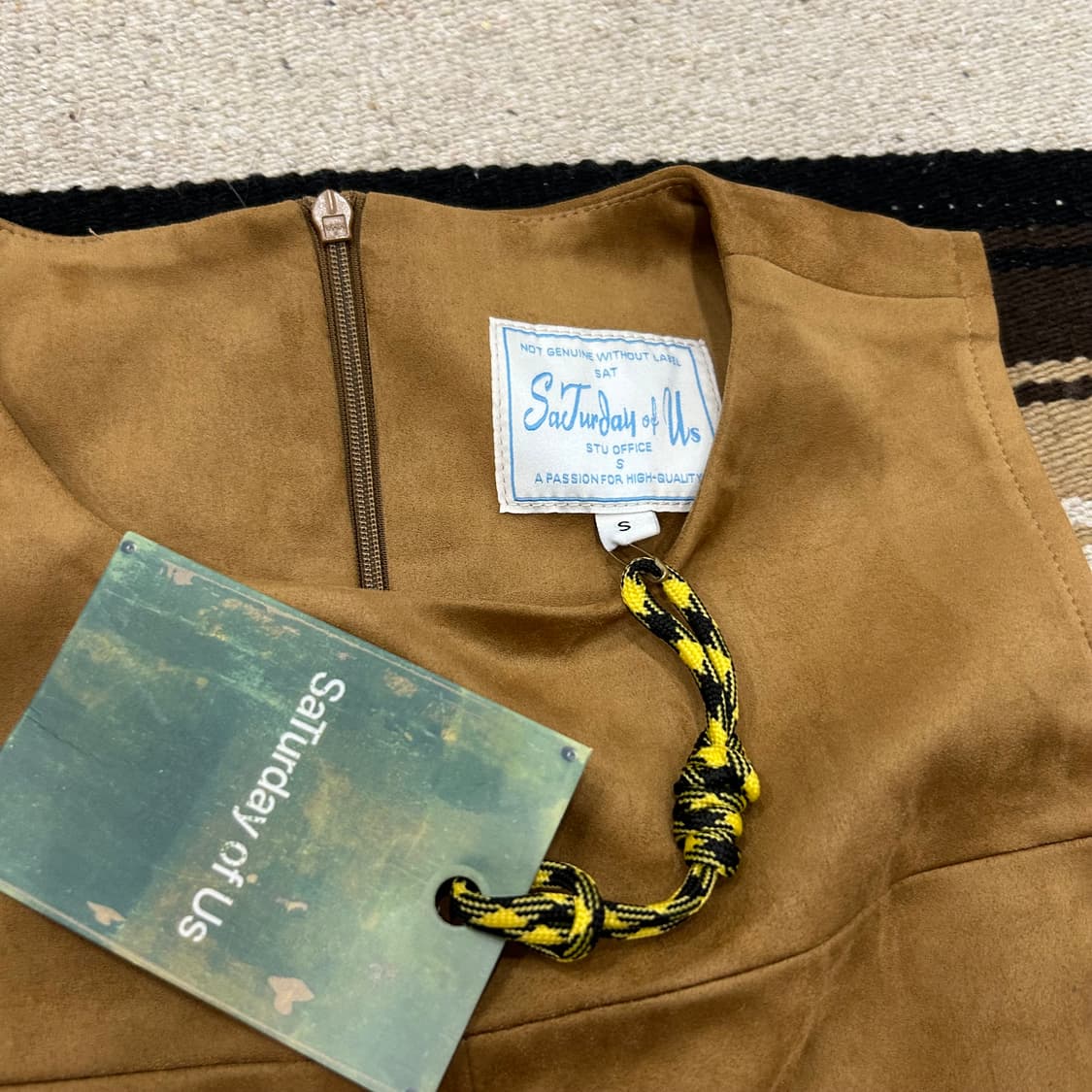 Stu 스웨이드 미니 원피스 상품이미지3