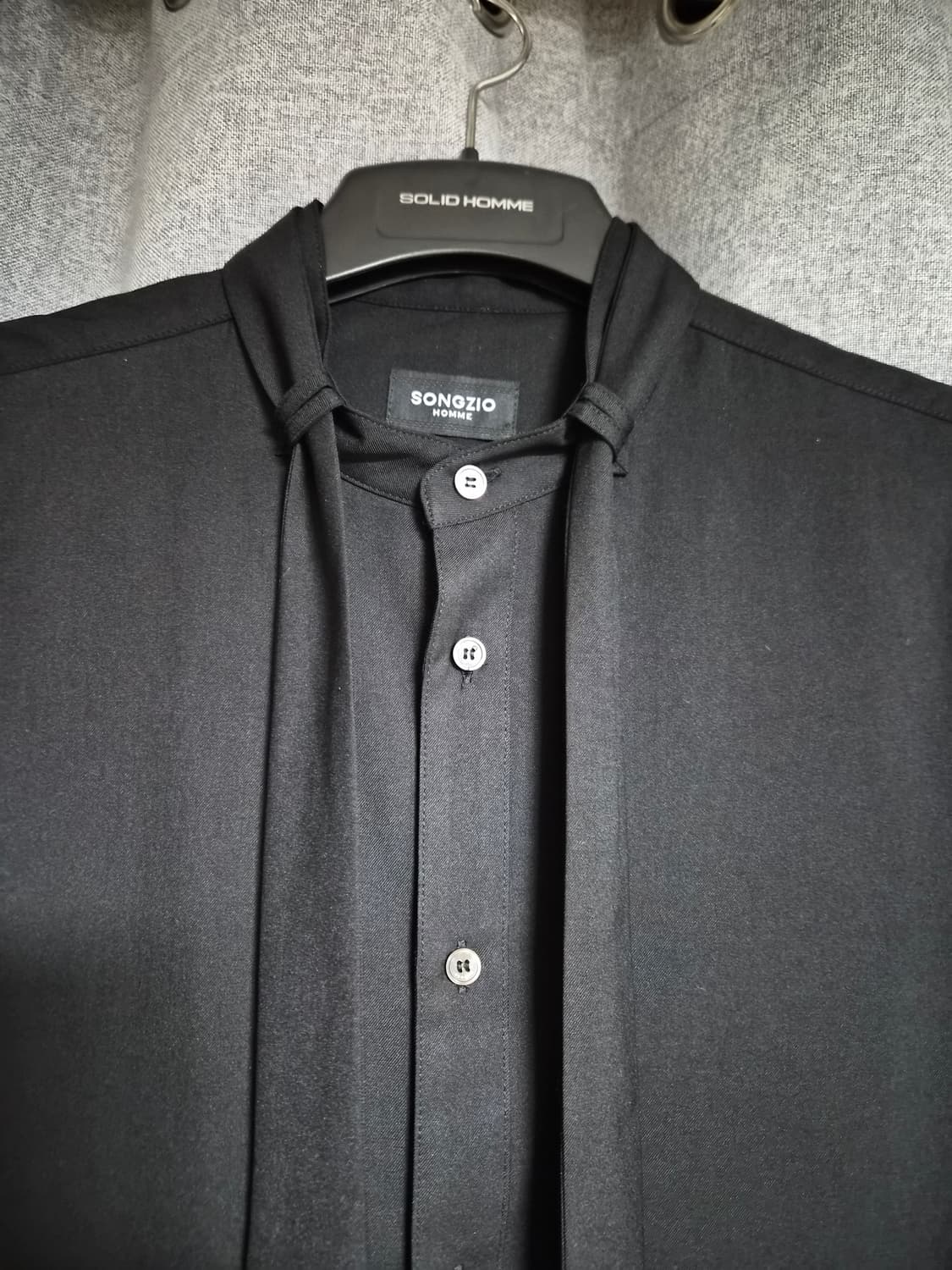 송지오옴므 타이 셔츠 팝니다ㅡ솔리드.타임옴므.시스템 상품이미지2