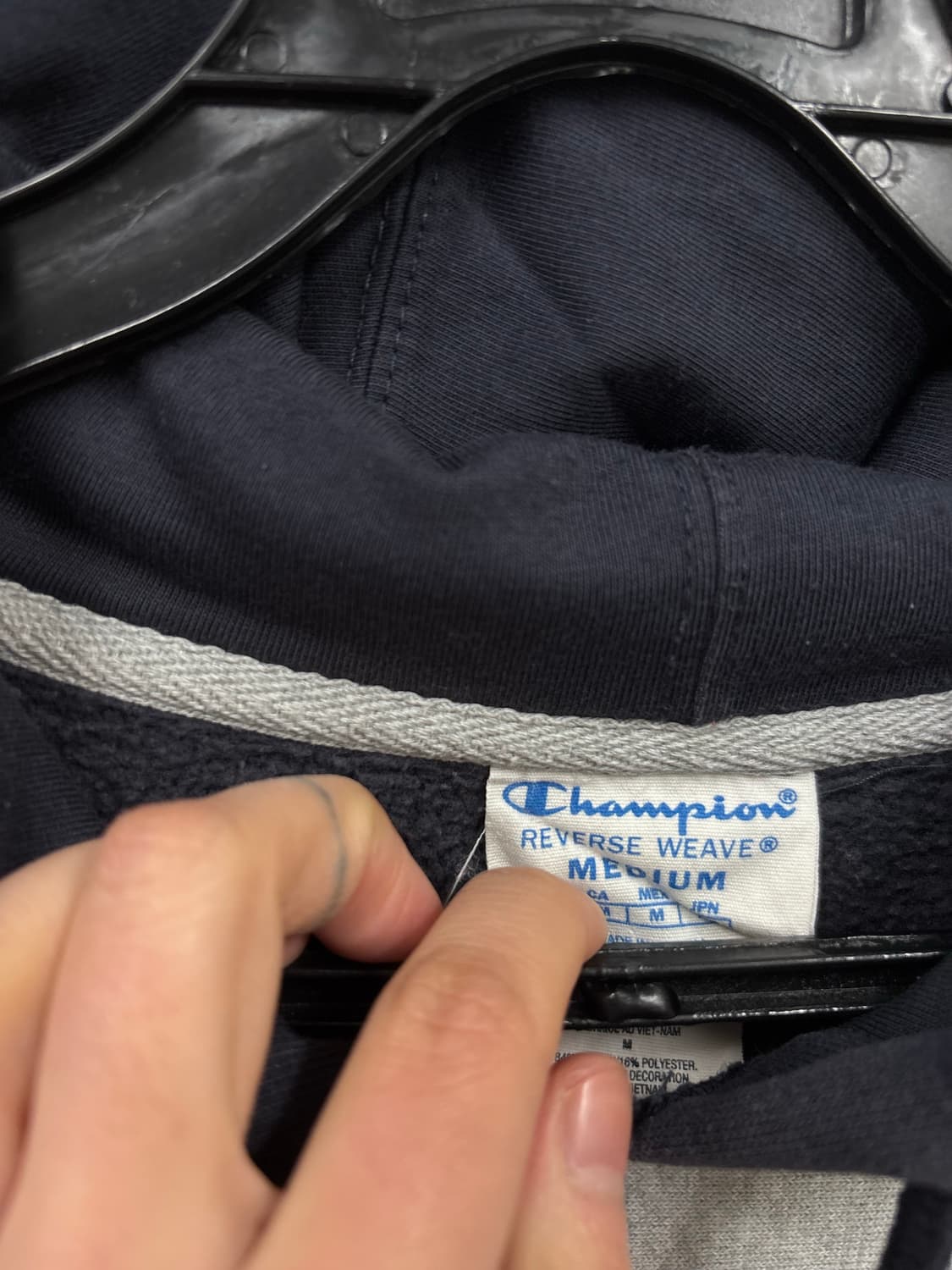 챔피온 리버스위브 후드티 상품이미지5