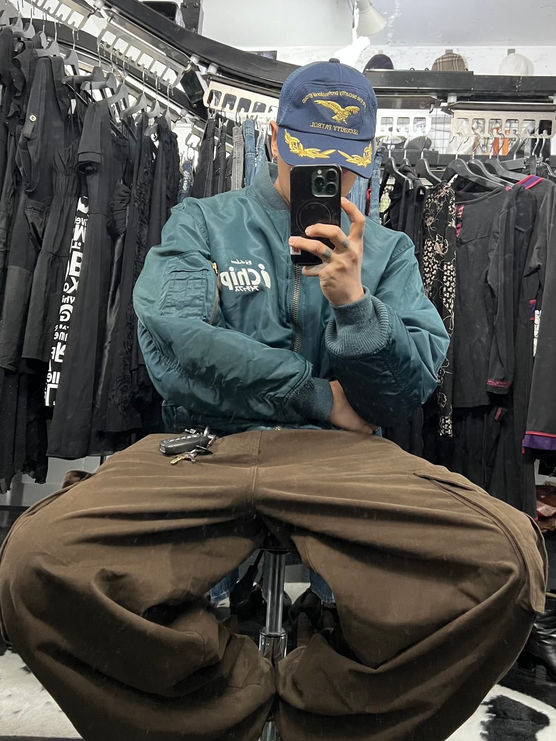 Vintage Eagle Securituy Cap 상품이미지5