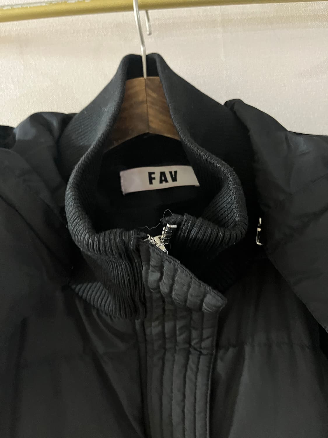 블랙오리털롱패딩 상품이미지9