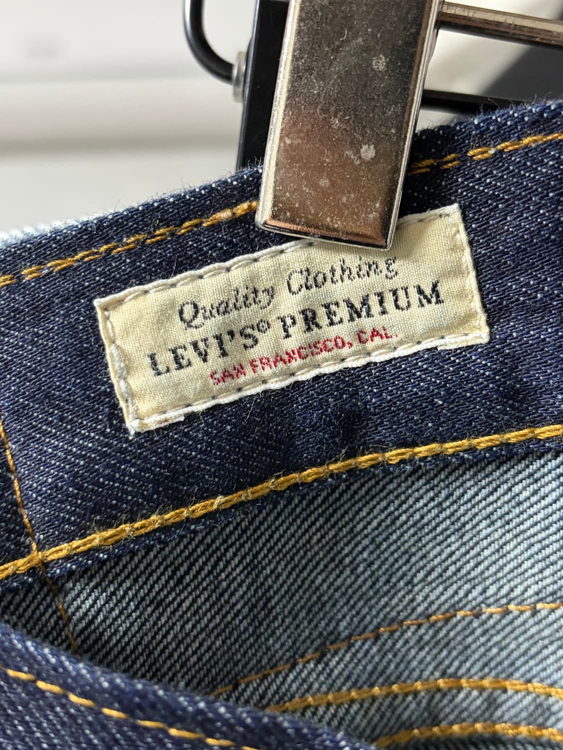 리바이스 505 프리미엄 셀비지 데님팬츠 30 상품이미지5