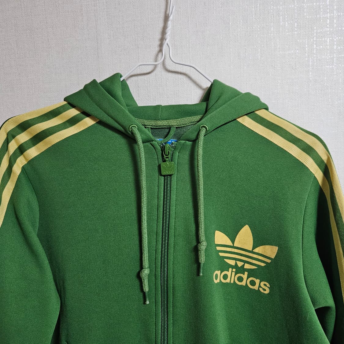 아디다스 말차색 져지 후드집업 M 상품이미지2