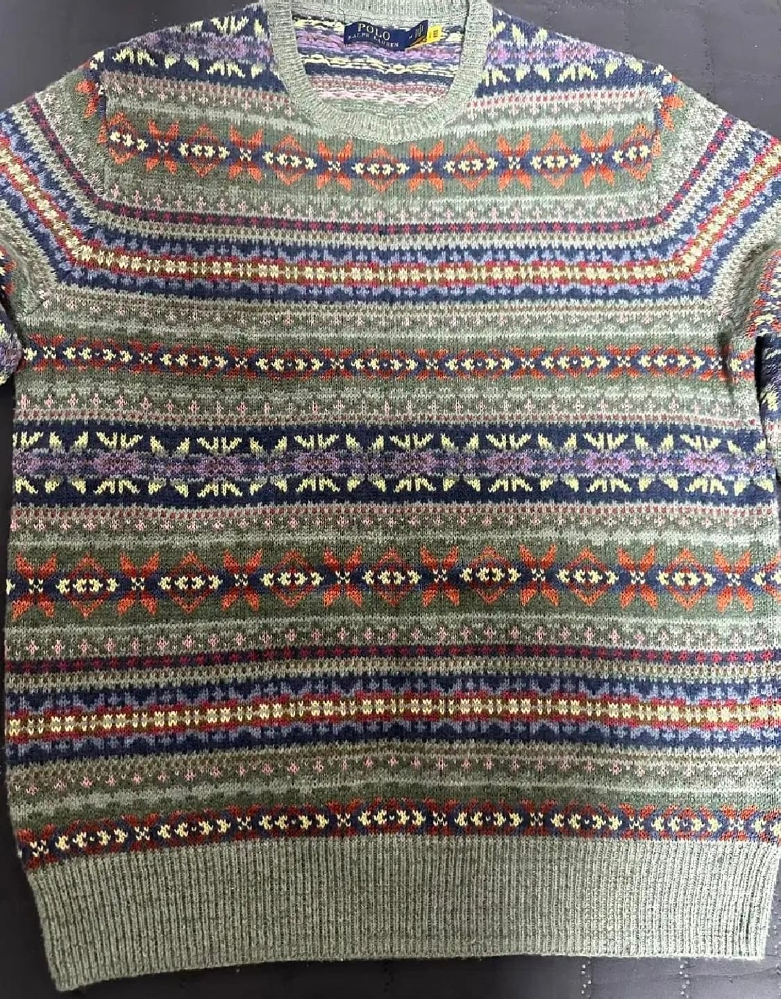 폴로 QR라벨 페어아일 스웨터 상품이미지5