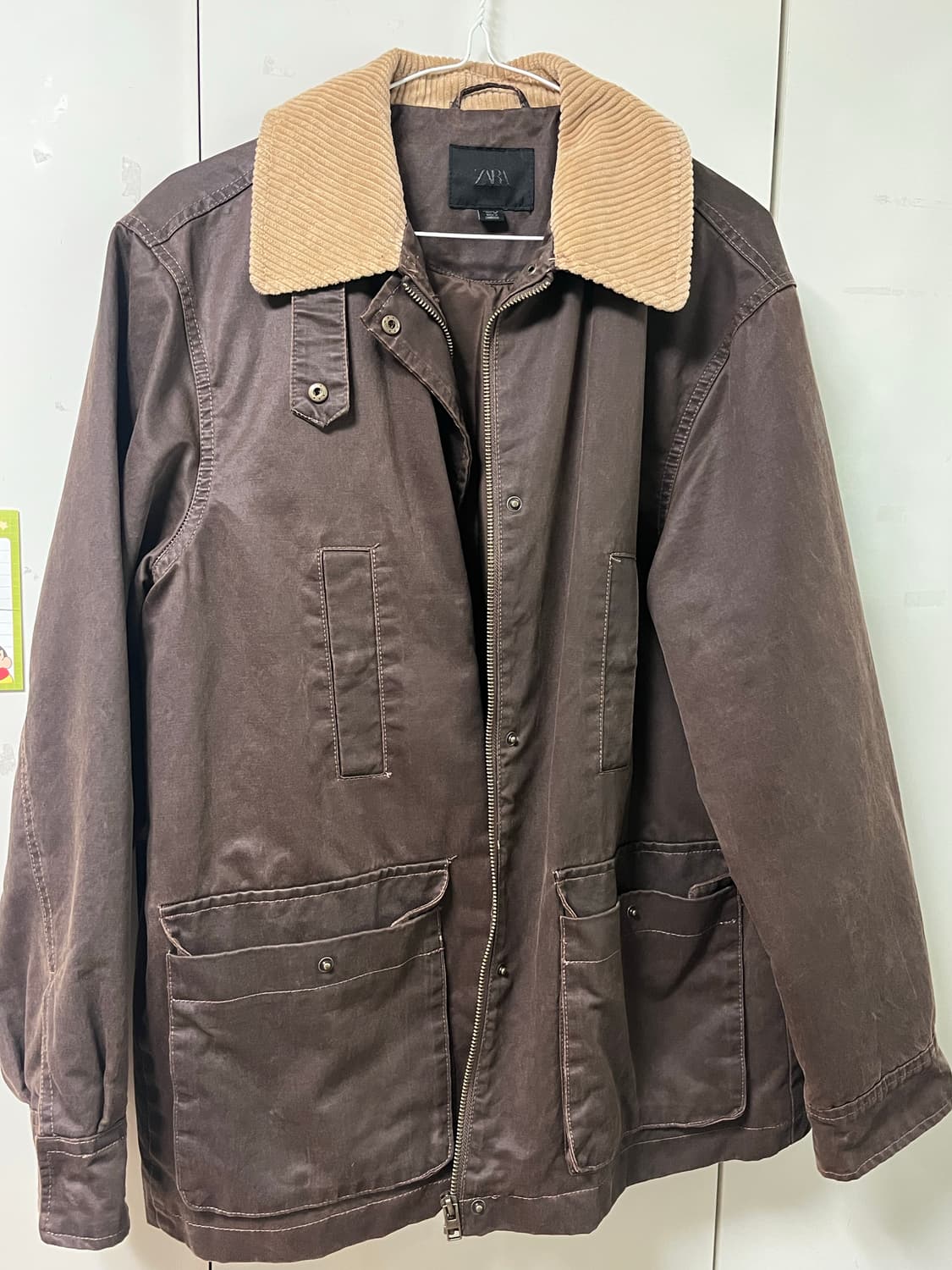 자라 바버맛 왁스 자켓 s 상품이미지2