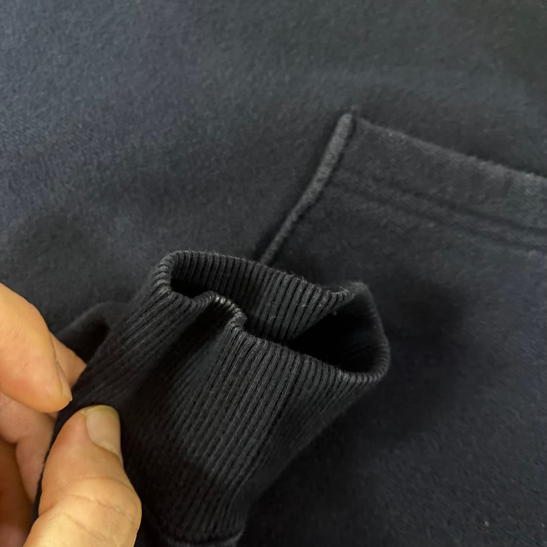 커버낫 네이비 쭈리 후디 남성M 상품이미지9