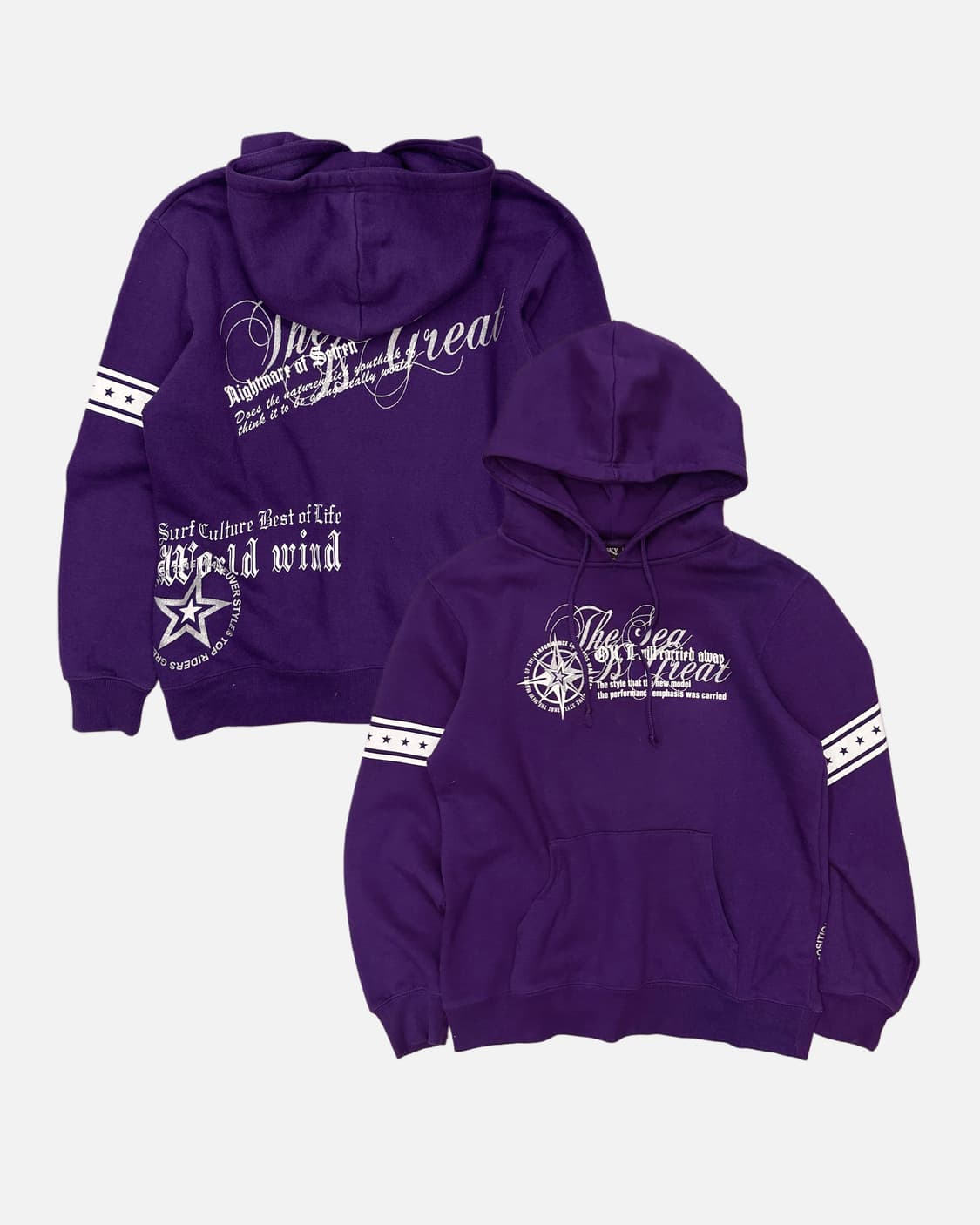 kitsch punk purple hood t 상품이미지1