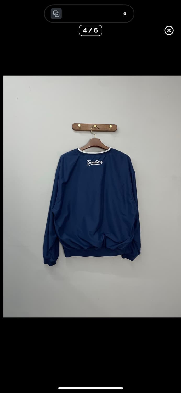 나이키 뉴욕 양키스 네이비 바람막이 웜업 A2844 상품이미지4