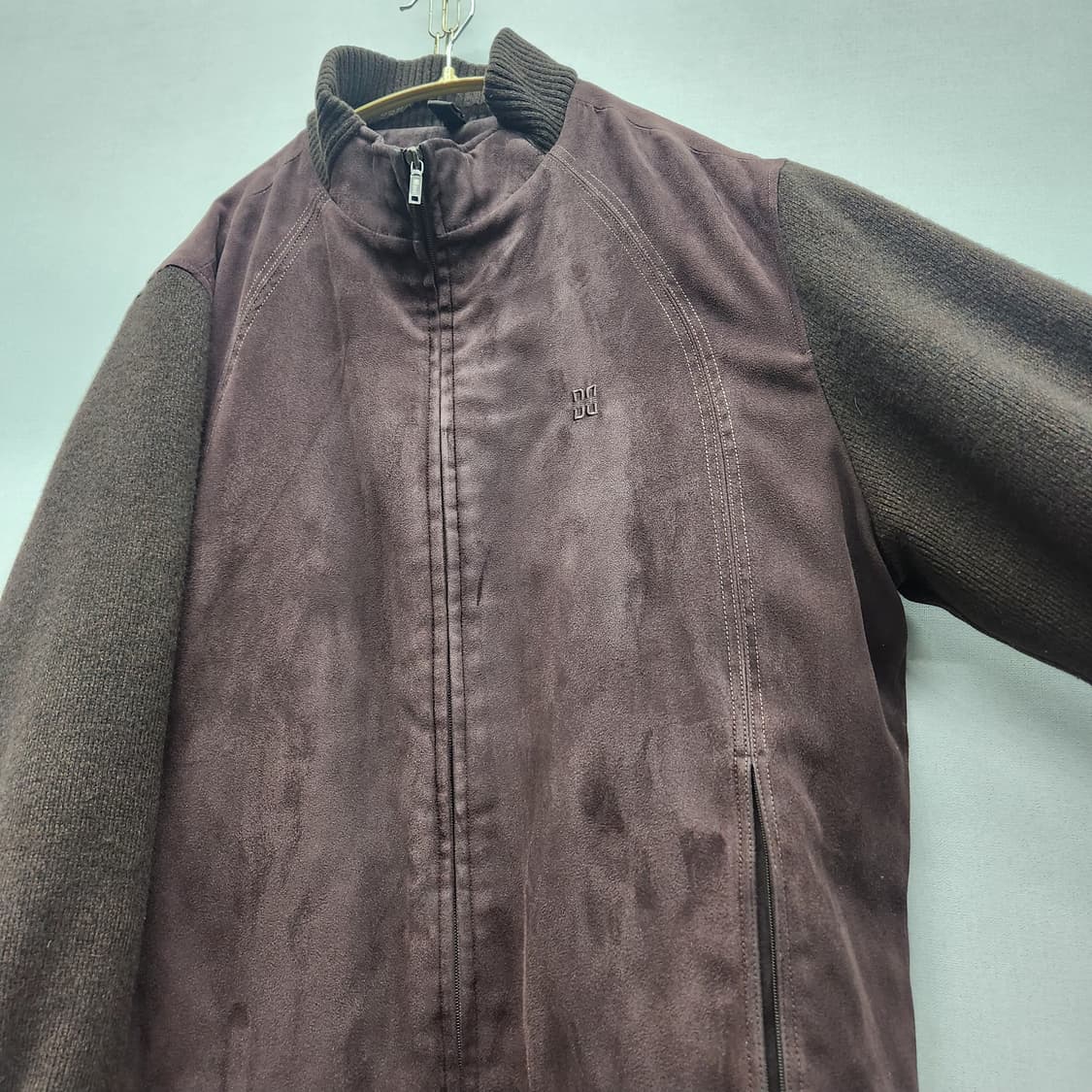 닥스 스웨이드/니트 집업 자켓 XL 상품이미지3