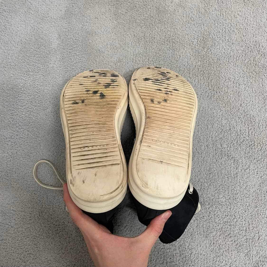 41) 릭오웬스 다크쉐도우 나일론 라몬즈 릭컨 하이탑 상품이미지5