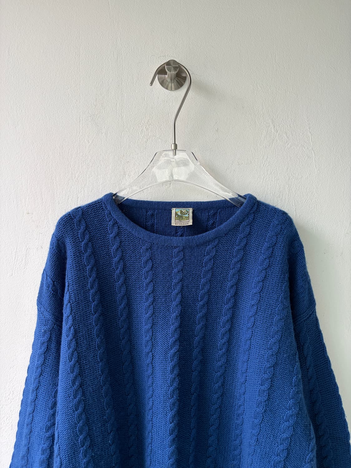 이태리 캐시미어 케이블 스웨터 상품이미지2