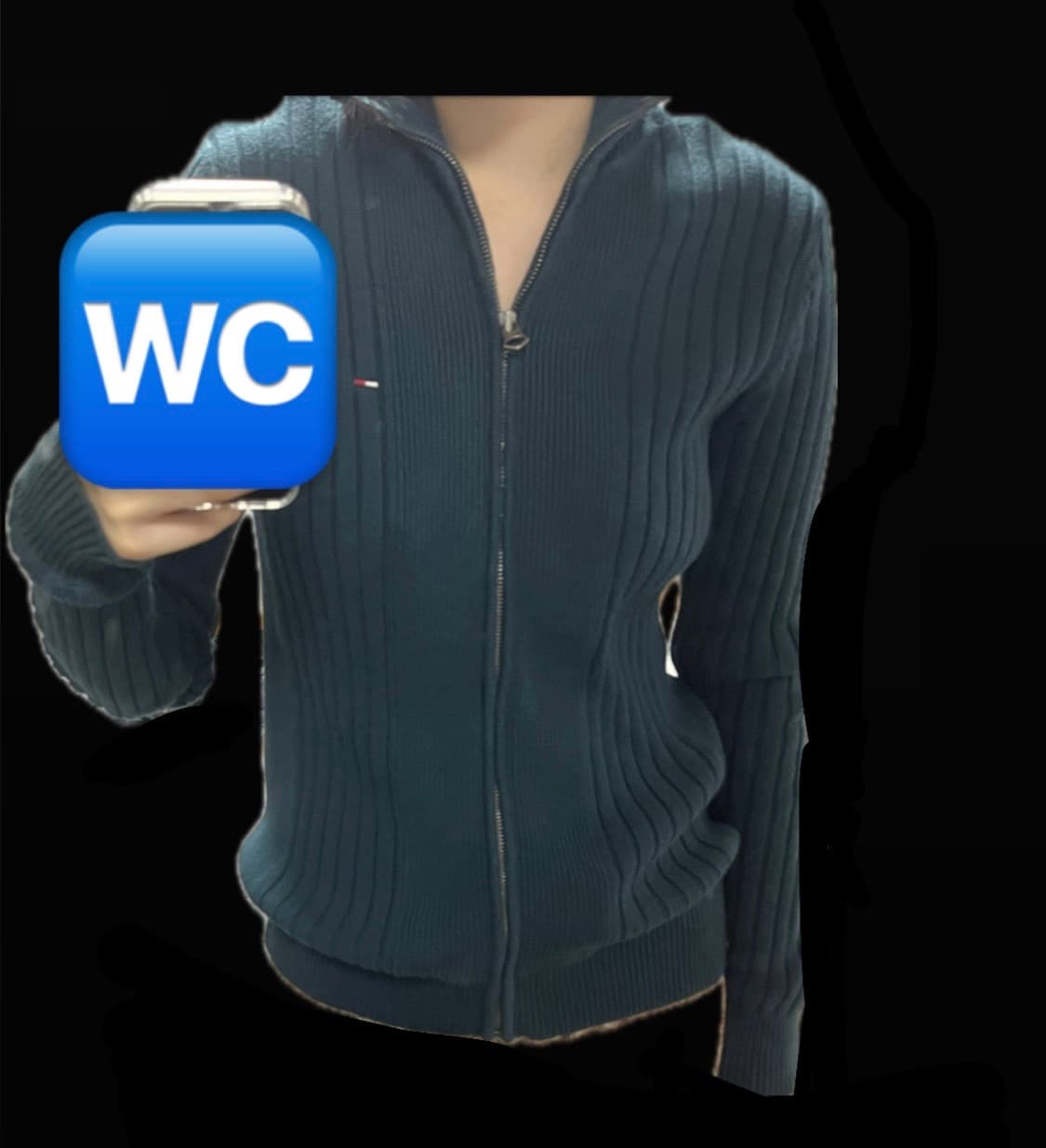 타미힐피거 니트 집업 상품이미지2