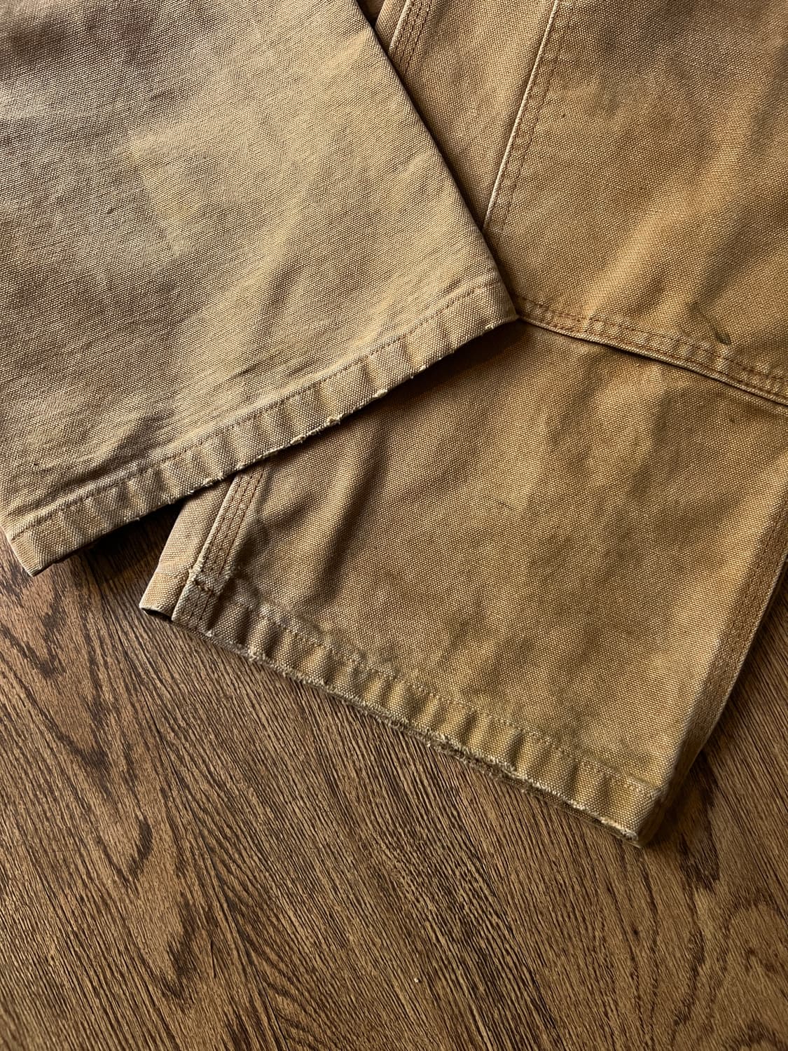 [33]칼하트 USA 더티워싱 브라운 더블니 워크 팬츠 상품이미지5