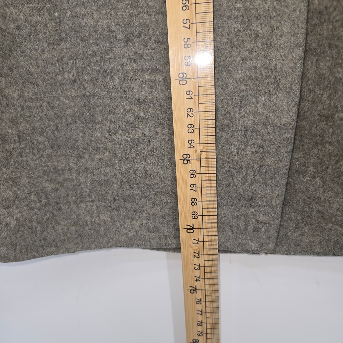 넥 부분이 올라오는 한섬 브랜드 SYSTEM 울 코트 상품이미지7