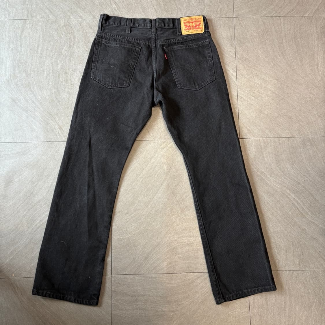 리바이스 정품 517 데님 블랙 팬츠 바지 상품이미지6