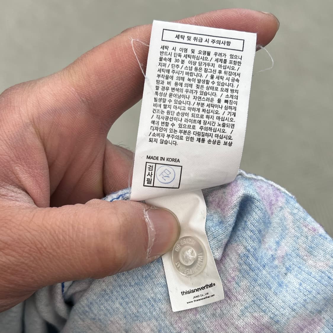 디스이즈네버뎃 플라워패턴 코듀로이 셔츠 r3273 상품이미지8