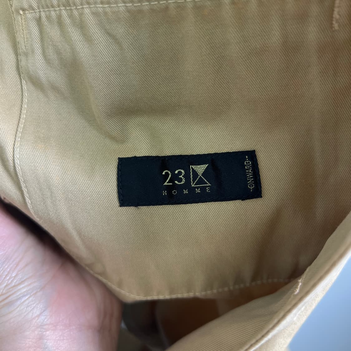 23homme 베이지 코튼 워크 자켓 46 상품이미지3