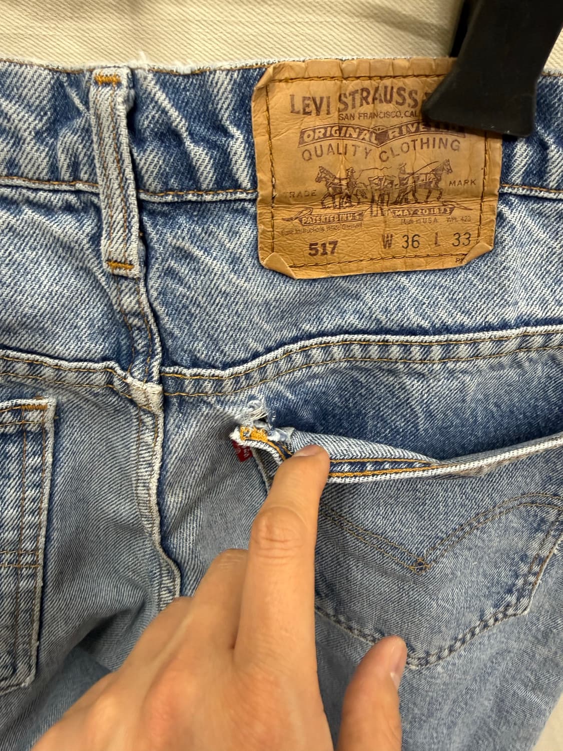 90‘s usa 리바이스 517 팝니다. 상품이미지6