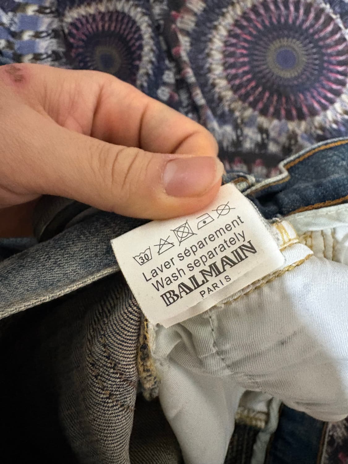 Balmain Biker denim pants 상품이미지6