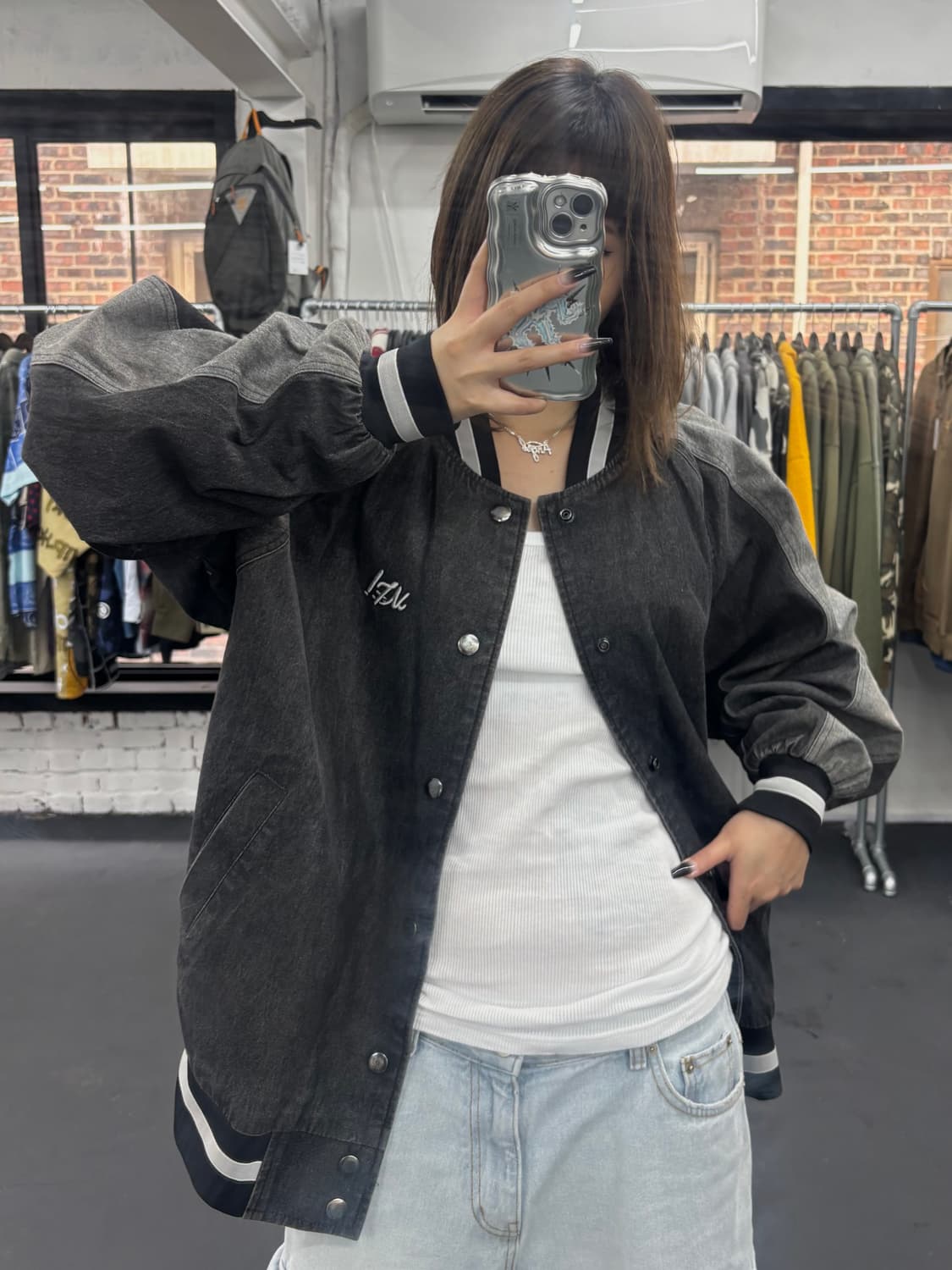 마자플라바 올드스쿨 데님 바시티 상품이미지2