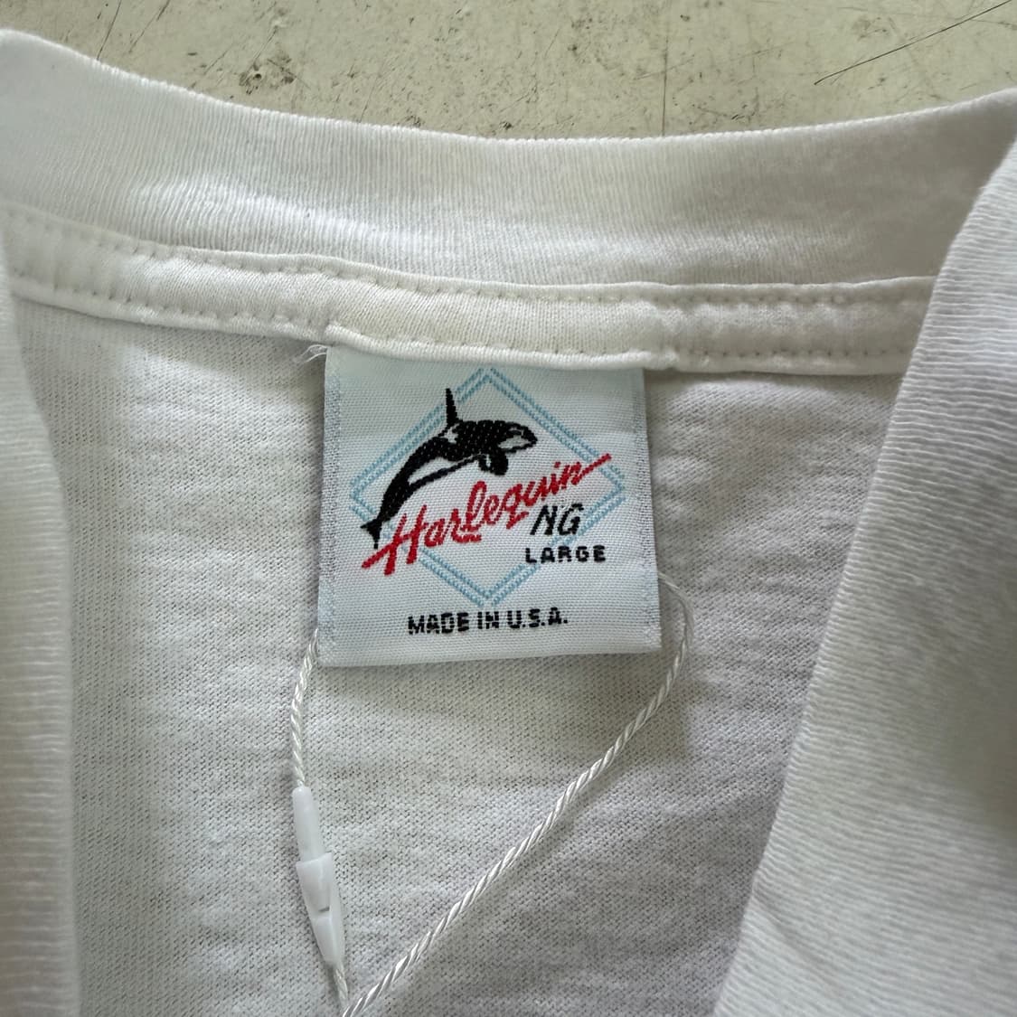 90s USA Harlequin Nature Graphics 반팔티 L 상품이미지6