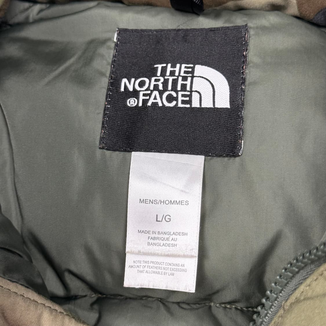 (105) 노스페이스 재팬 센터로고 카모 눕시 패딩 베스트 상품이미지5