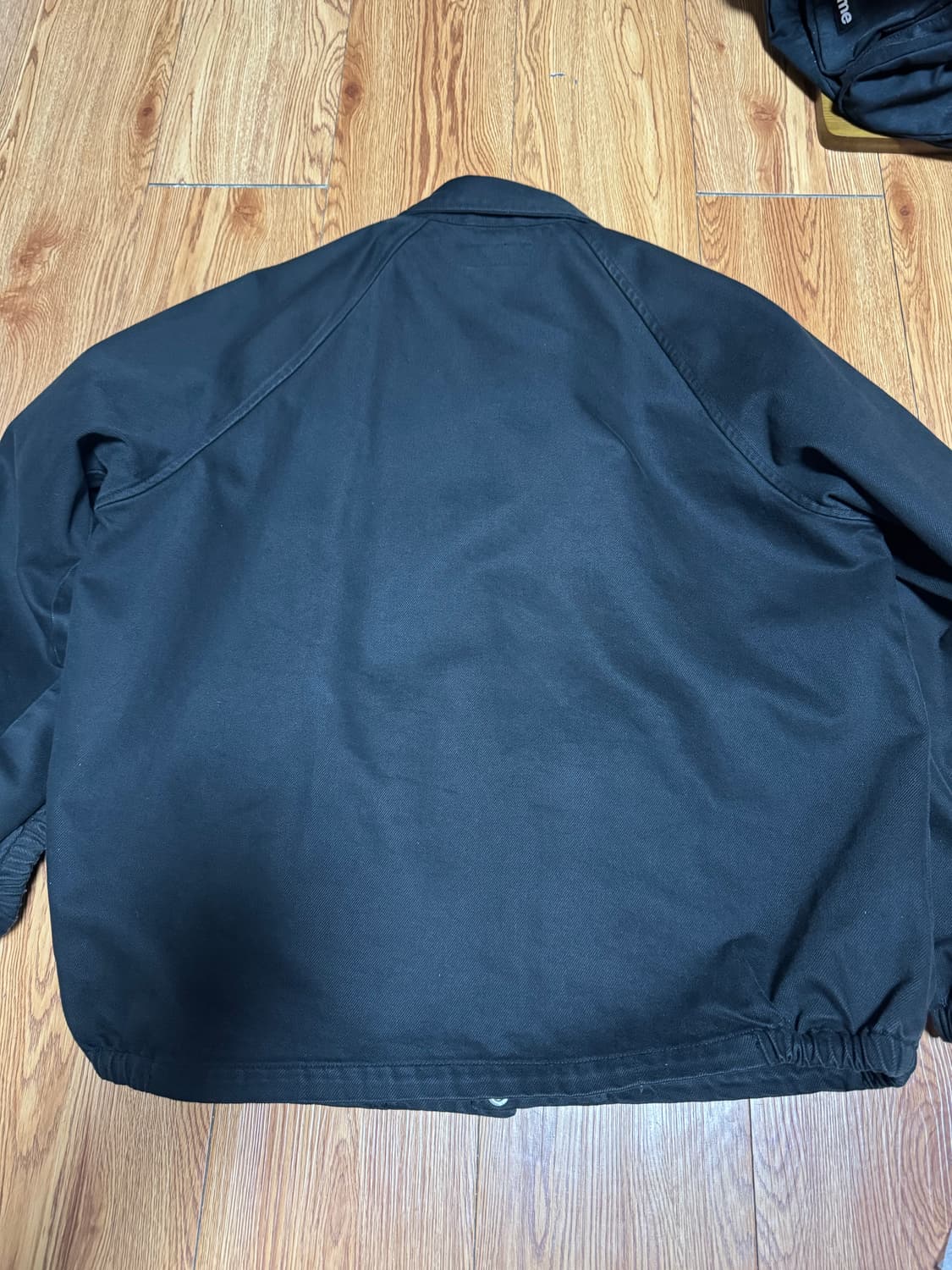 슈프림 아크로고 데님 코치자켓 블랙 XL 상품이미지7