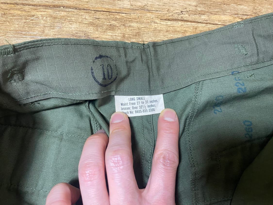 60s 정글 퍼티그 팬츠. 스몰롱 상품이미지2