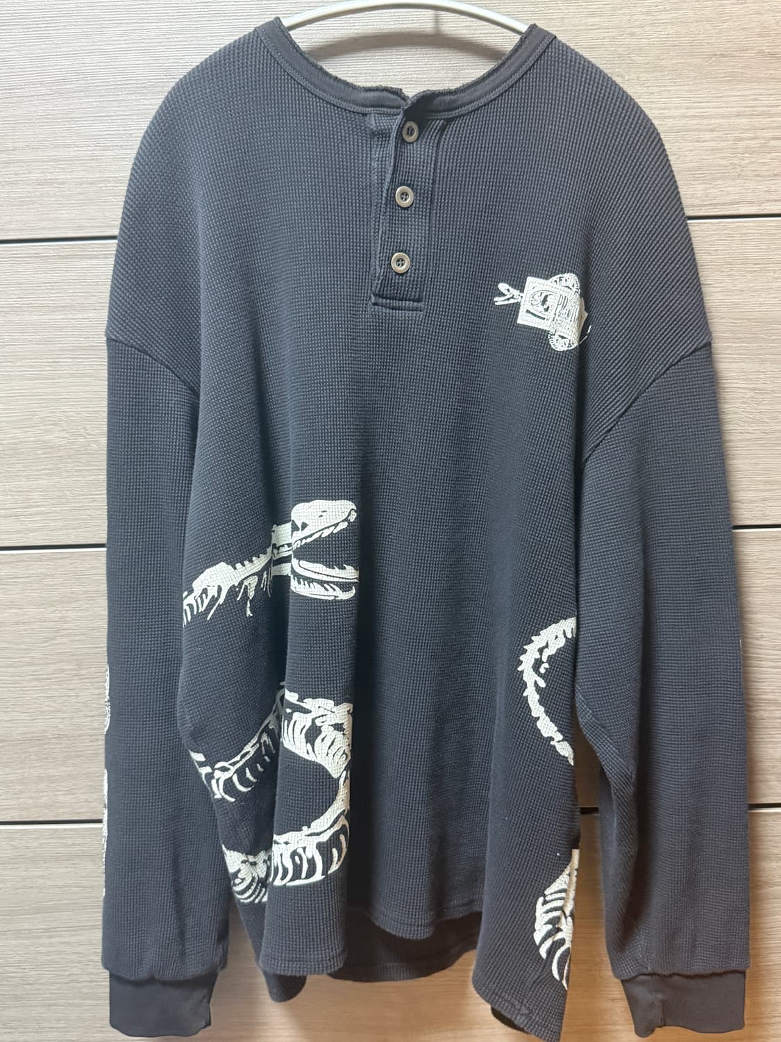 ETCE 스네이크 헨리넥 블랙 XL 상품이미지2