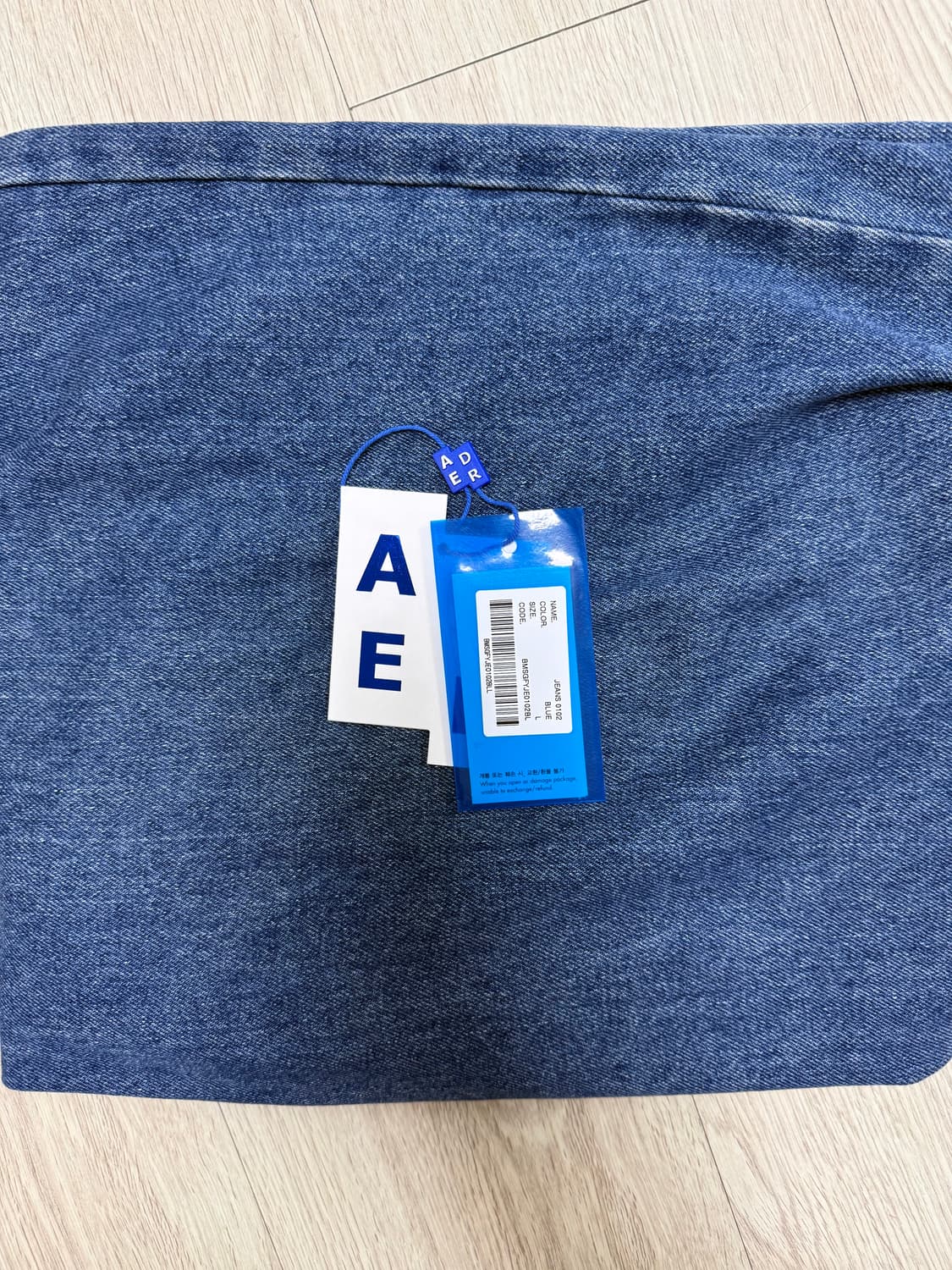 [L] 아더에러 Sig SV Tag jeans 02 Blue 상품이미지7