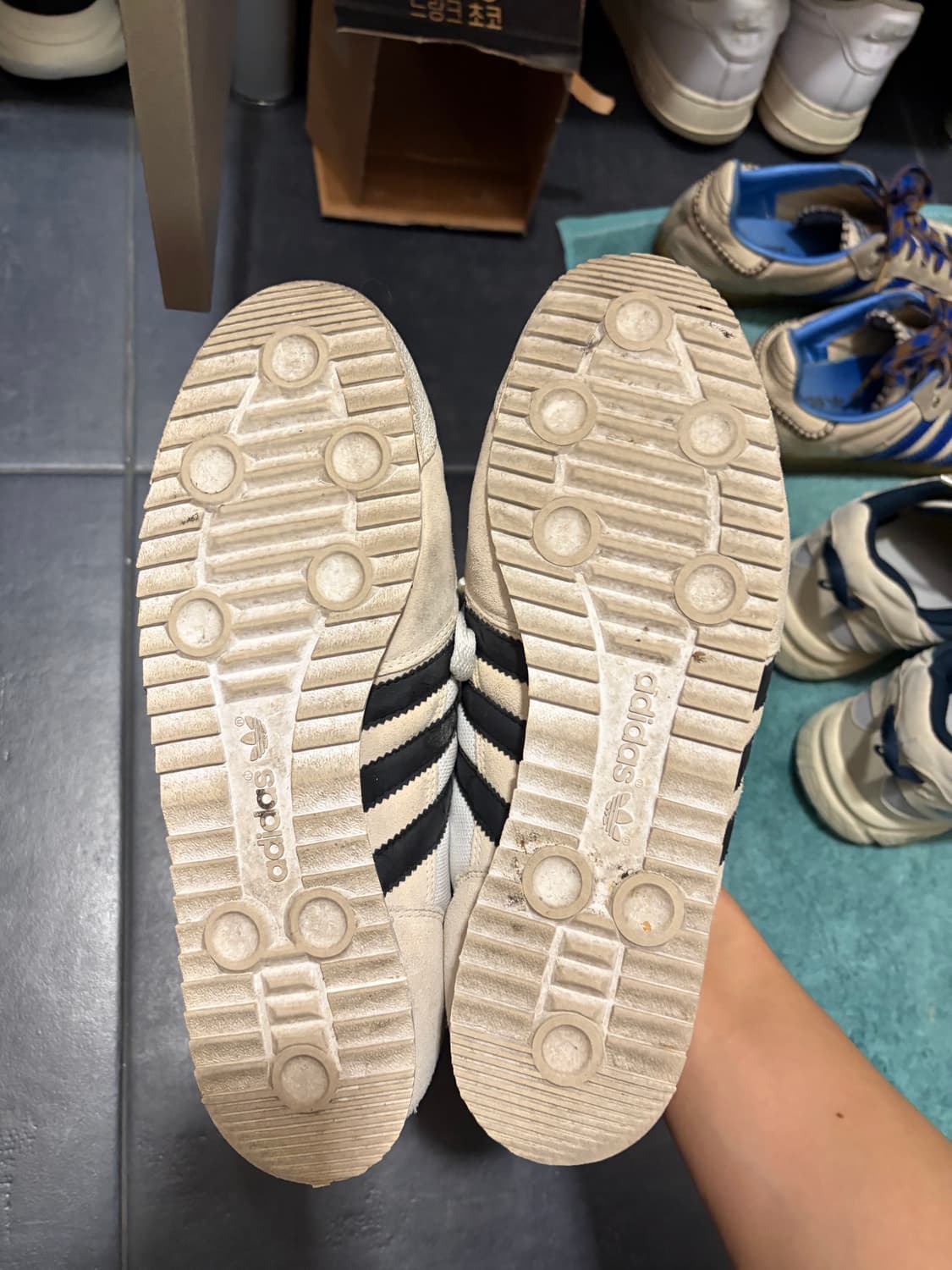 아디다스 드래곤 빈티지 화이트 블랙 상품이미지6