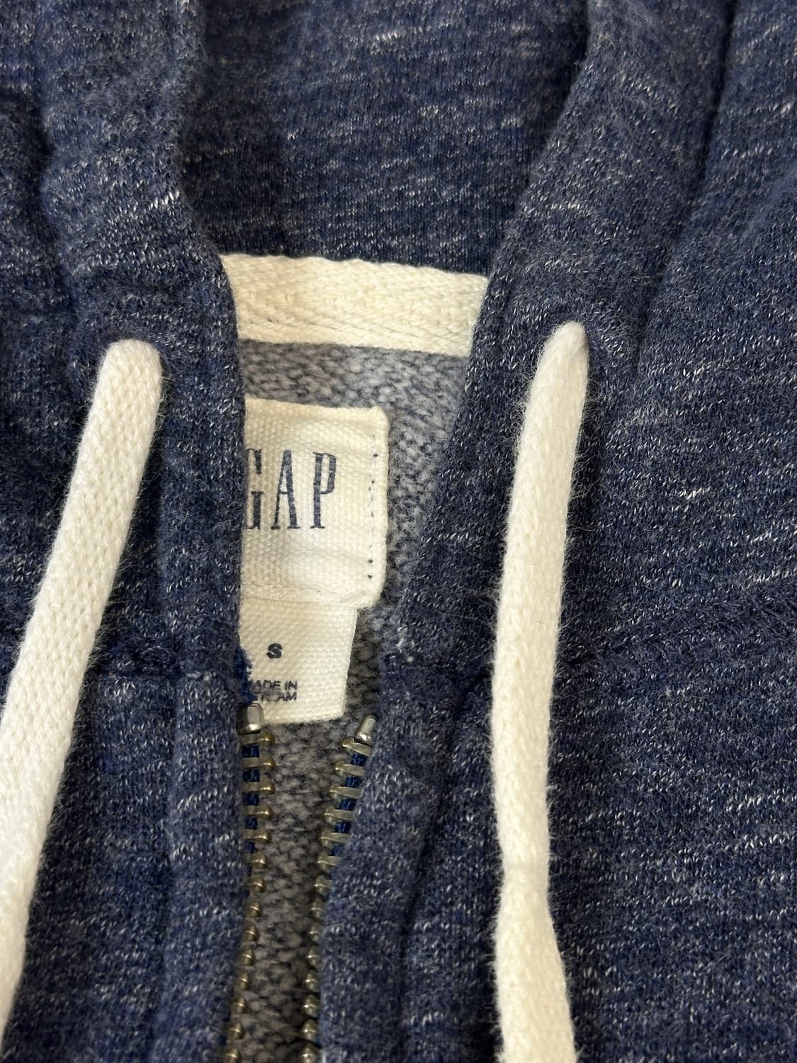 갭 네이비 핑크 후드집업(s 기모) 상품이미지4